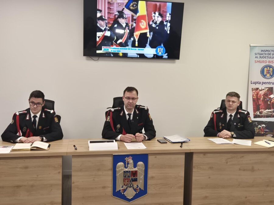 Peste 10.000 de situații de urgență, gestionate anul trecut de ISU Bistrița-Năsăud