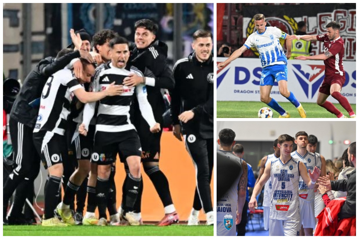 Cluj contra Craiova. 6 dueluri sportive „de foc”, decisive pentru titluri, în doar 9 zile!