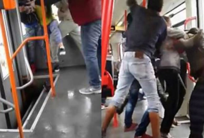 Cluj: Un bătrân cu un picior amputat a bătut cu cârja o femeie în autobuz. A amenințat-o cu moartea în fața polițiștilor. Ce pedeapsă a primit