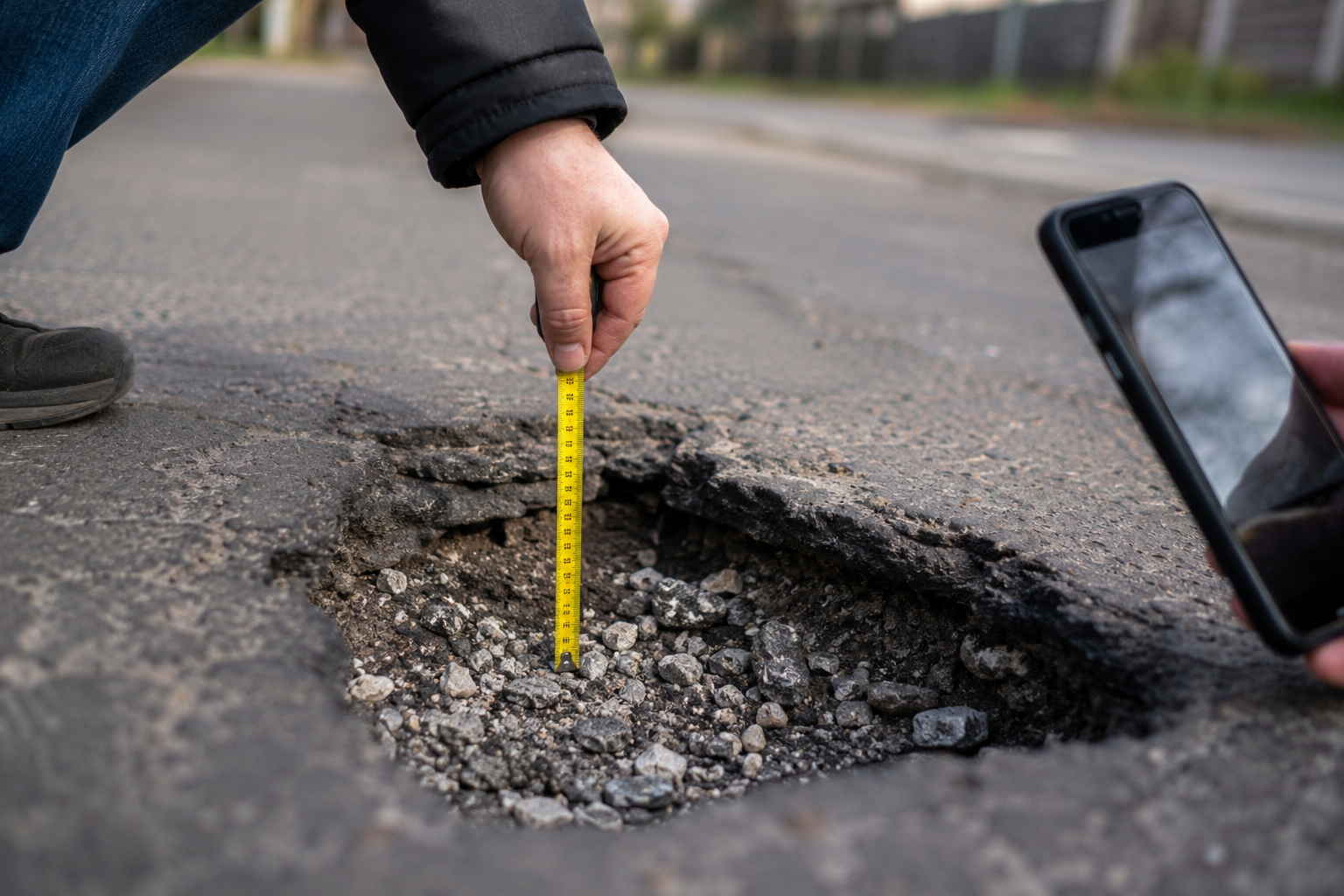 Clujenii s-au săturat să nu răspundă nimeni când își rup mașinile în gropi: „Fiica mea vrea să dea Primăria în judecată. Dauna e mare. Aveți sfaturi?”