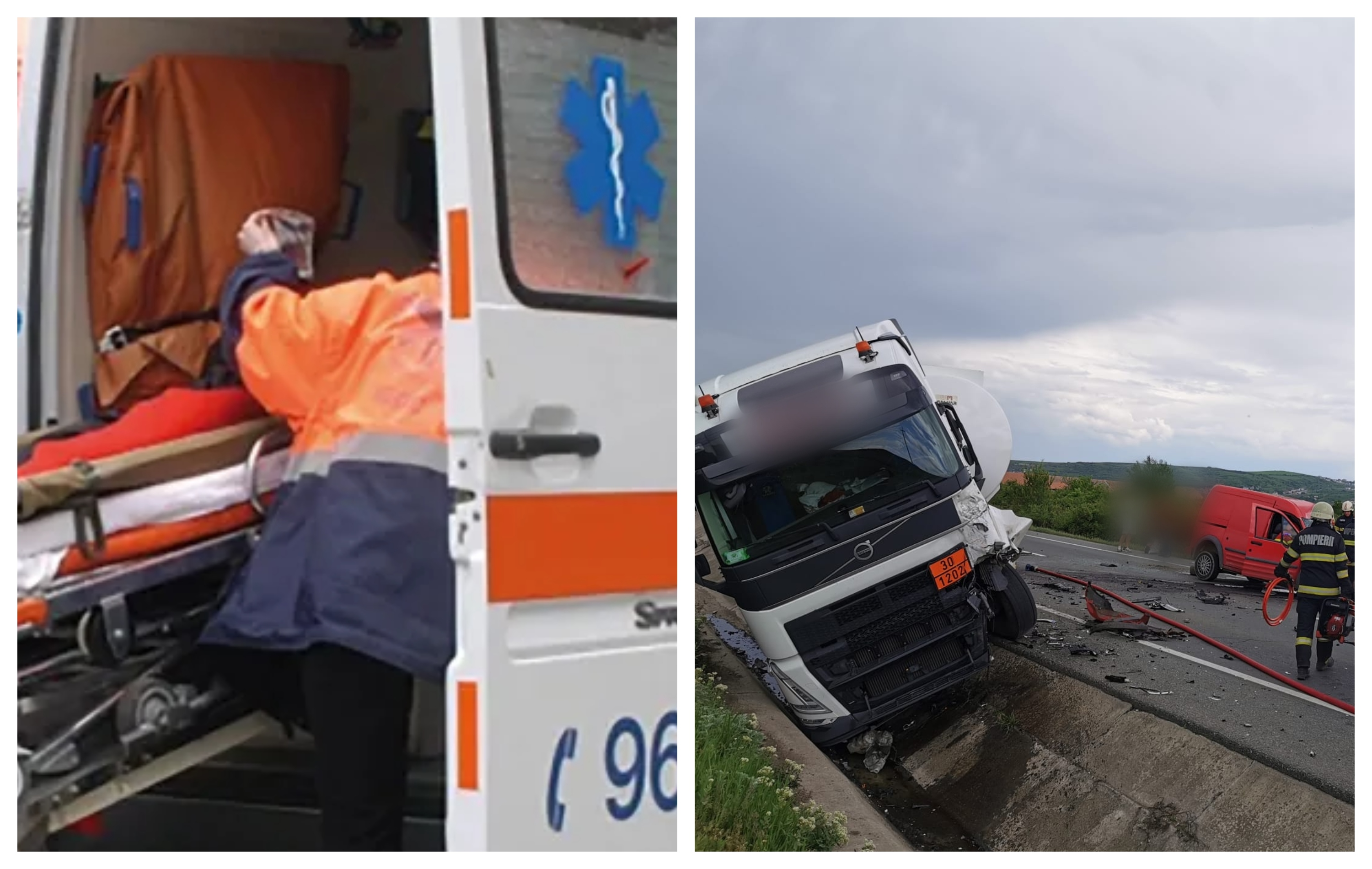 Final tragic după accidentul violent de pe Bulevardul Muncii din Cluj-Napoca. Victima prinsă între fiare nu a mai putut fi salvată