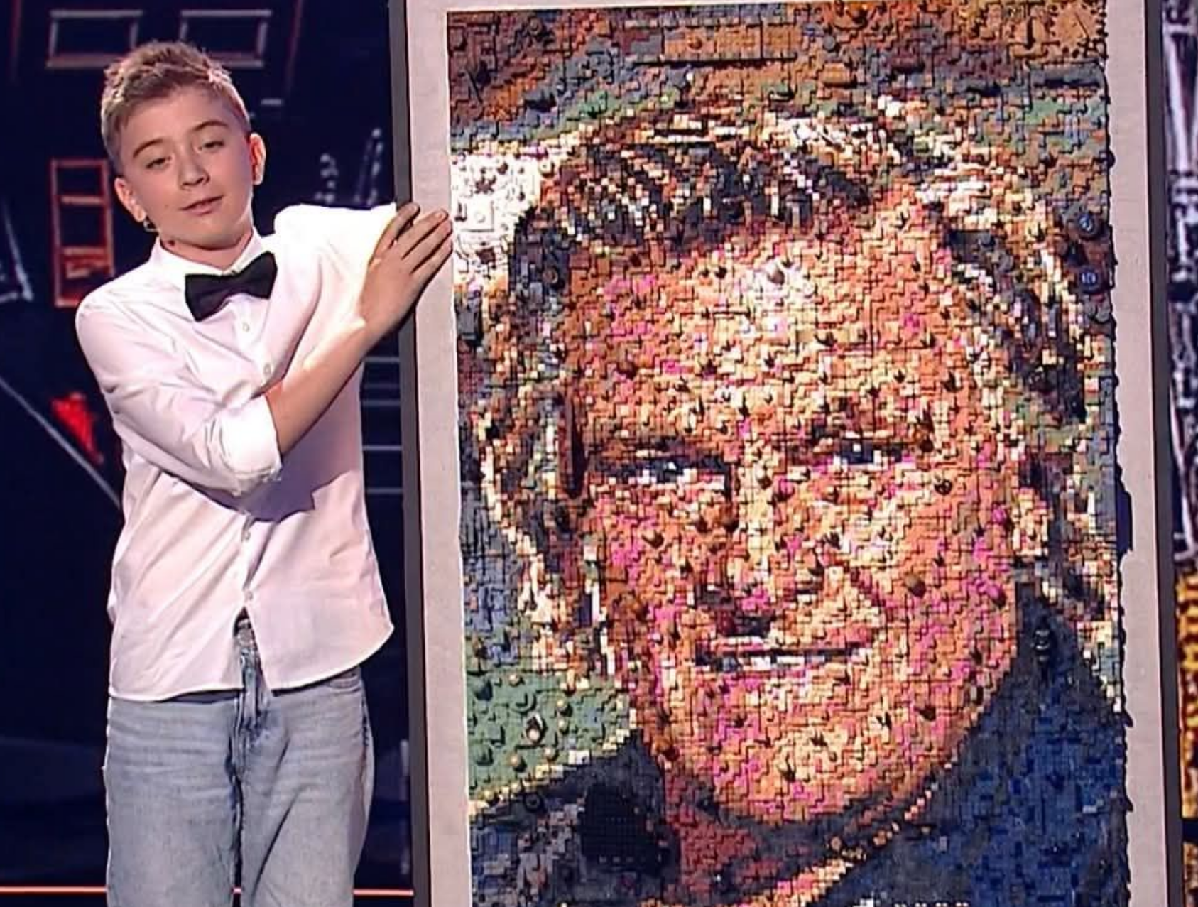 Florin Piersic emoționat de Albert, elevul genial de 11 ani din Cluj, care i-a făcut portretul în finala „Românii au Talent”: „Mi-ar plăcea să te cunosc”