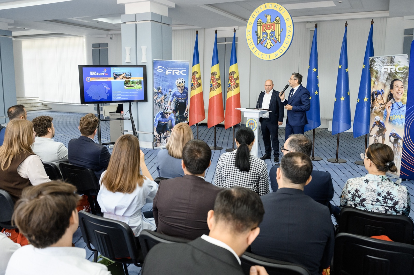 FOTO. Turul României 2026 pleacă din Republica Moldova pentru prima dată în istorie! Un moment fără precedent pentru ciclismul românesc