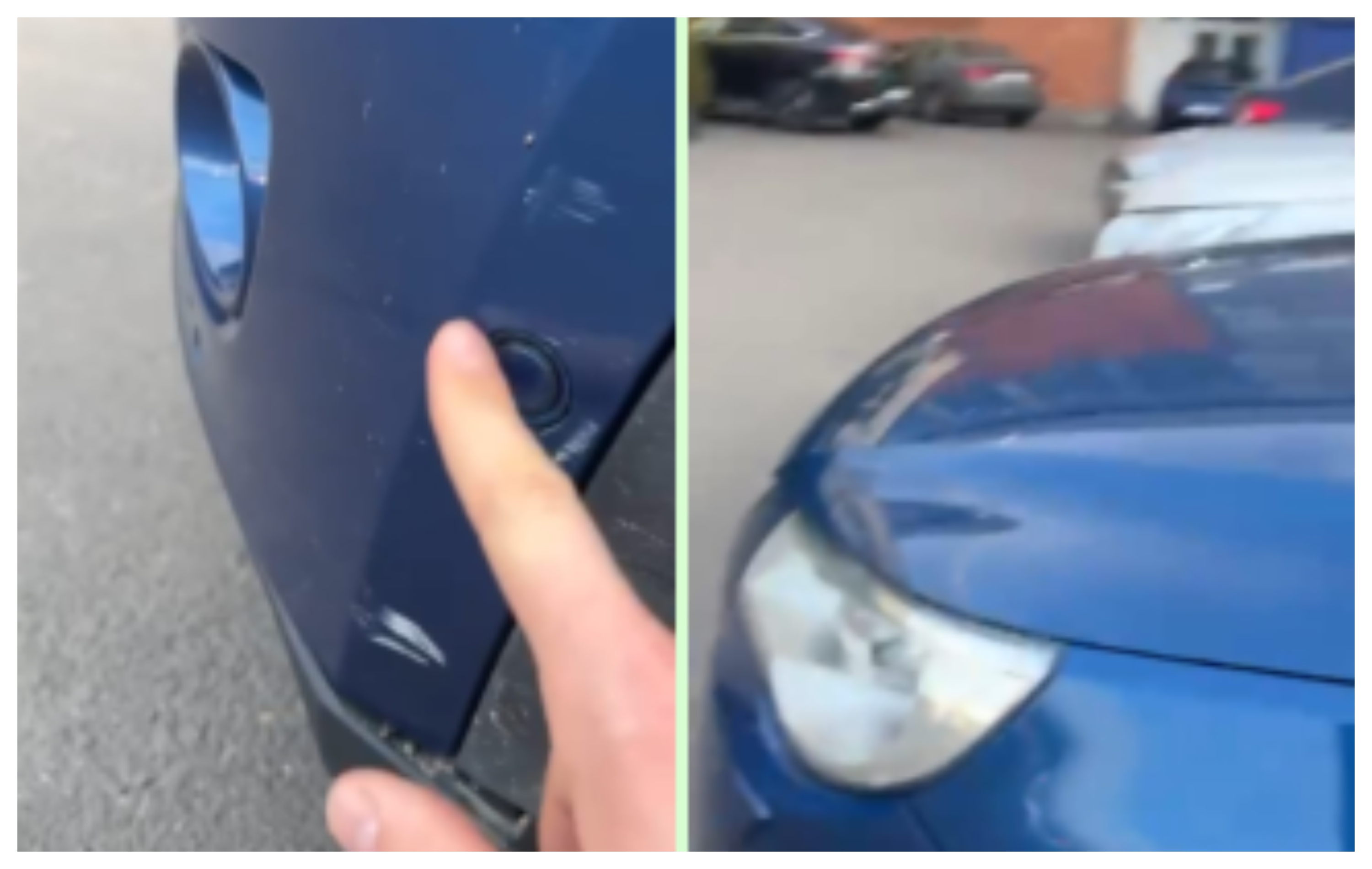 Ghinion pentru un șofer din Cluj-Napoca! Și-a găsit autoturismul avariat în parcarea Universității Tehnice VIDEO