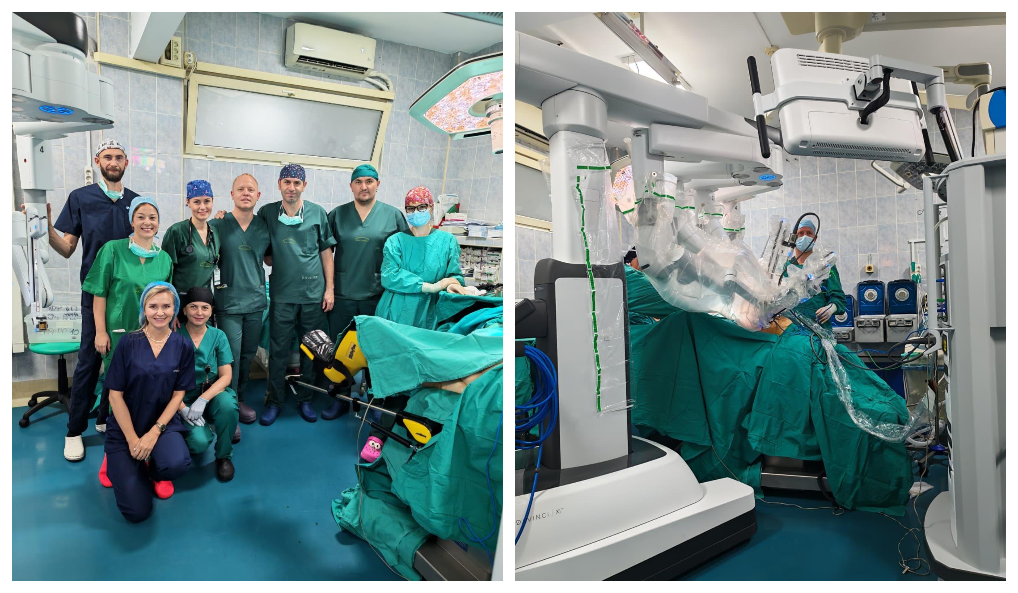 Intervenție de ultimă generație la Institutul Oncologic din Cluj! Medicii au realizat prima operație robotică