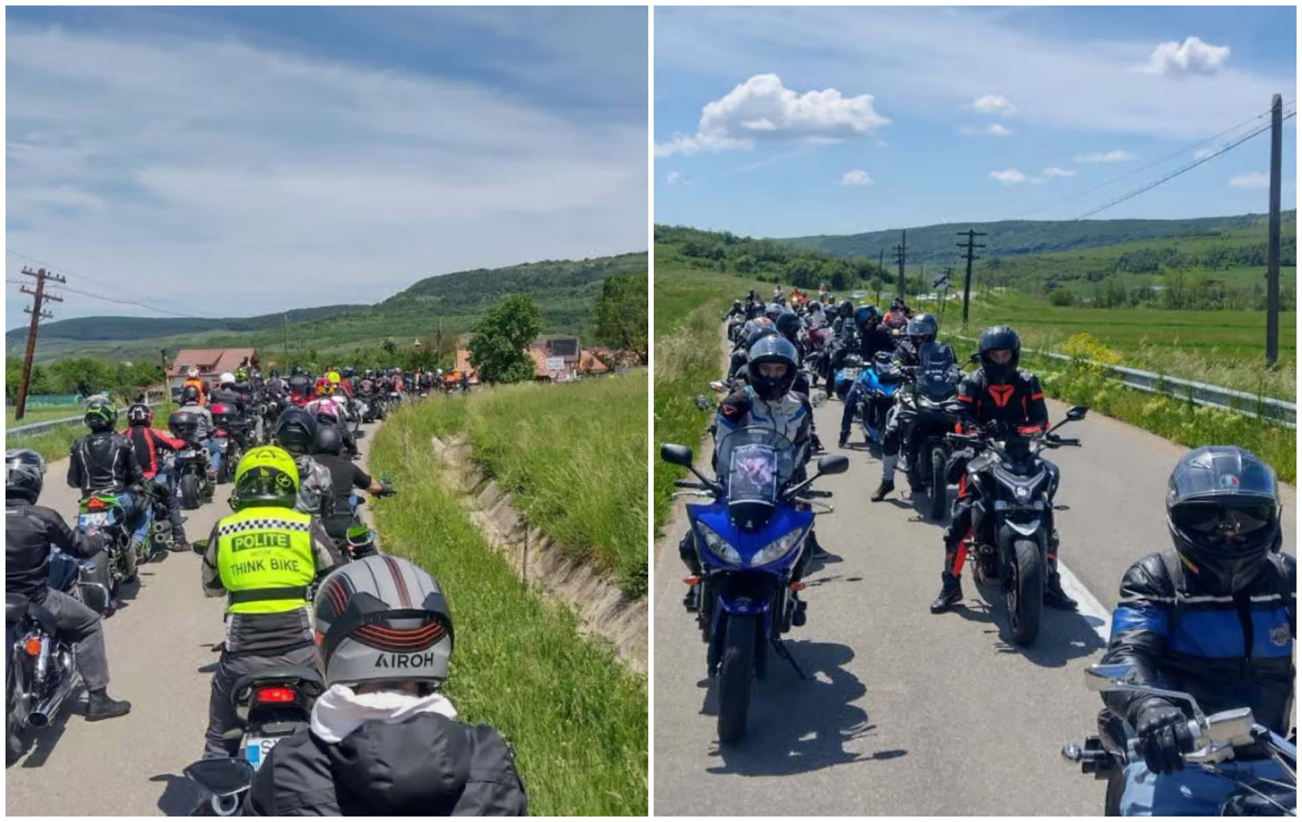 Utimul drum al lui Mihai, motociclistul ucis în tragedia din Făget. Zeci de bikeri au turat motoarele în semn de omagiu pentru camaradul lor