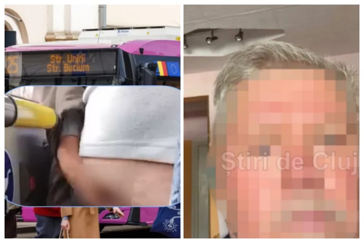 VIDEO. Bărbatul care a scandalizat Clujul, filmat în repetate rânduri că se autosatisfăcea în autobuz, nu a fost trimis după gratii. Ce au spus judecătorii