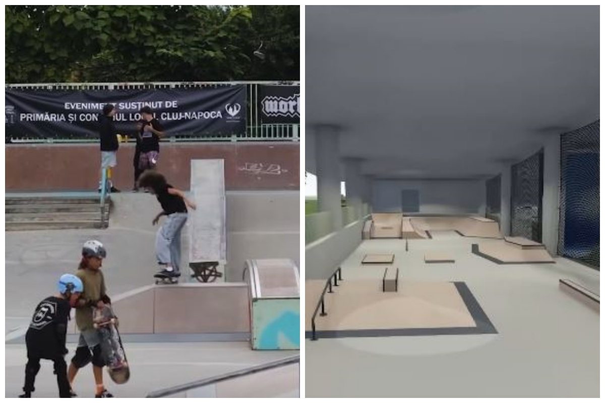 A fost adjudecată licitația pentru skate park-ul interior din Cluj-Napoca. Cine va face construcția și ce facilități va avea incinta sportivă