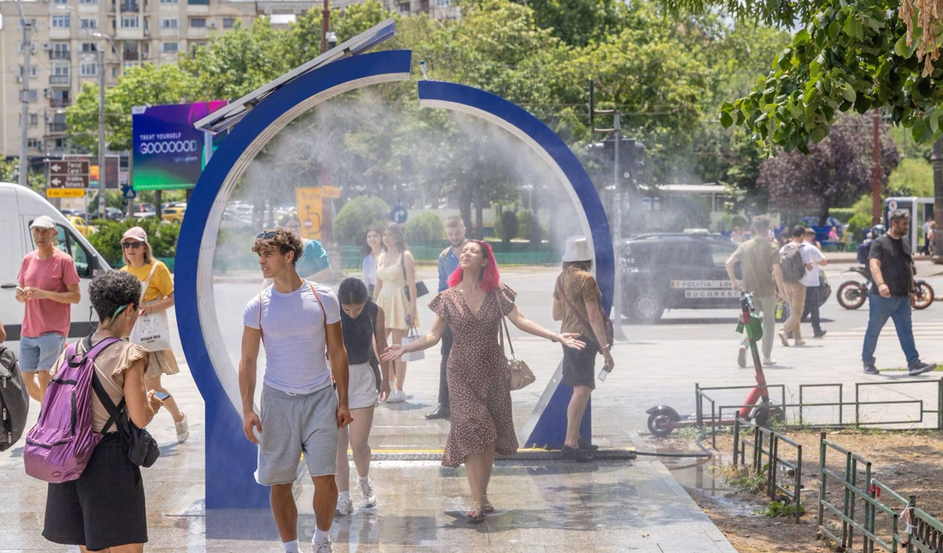 Clujul are doar patru puncte de răcorire în centru, în vreme de caniculă, Barcelona „500”. Un consilier local îi cere lui Emil Boc să se implice mai mult