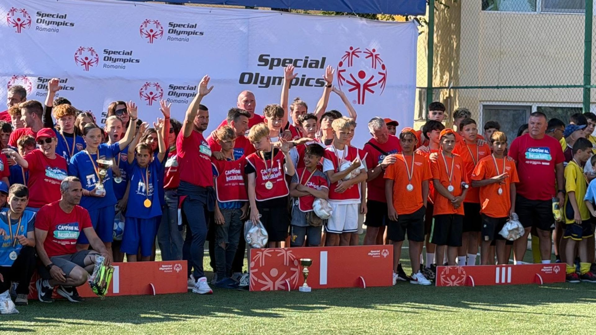 Performanță de aur pentru Cluj! Echipa C.S.E.I. „Miron Ionescu” a devenit campioană națională la fotbal unificat în 7 la Special Olympics România