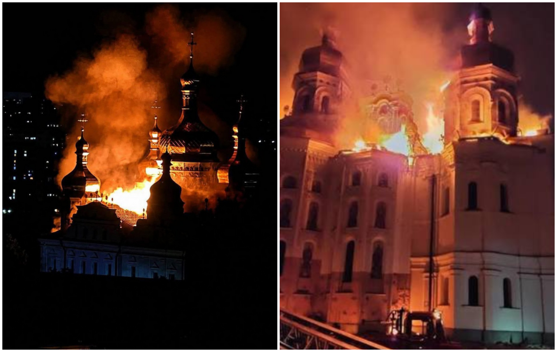 Reacție dură din partea BOR după ce rușii au lovit Catedrala din Kiev: „Bombardamentele binecuvântate de actualul patriarh KGB-ist al Rusiei”