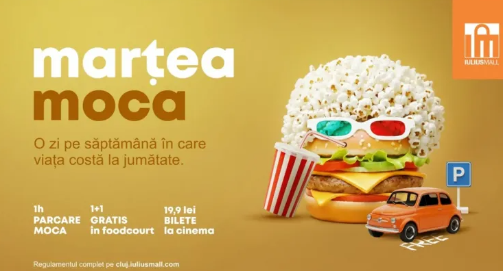 Reduceri savuroase la Iulius Mall Cluj! Clujenii pot mânca dublu la același preț
