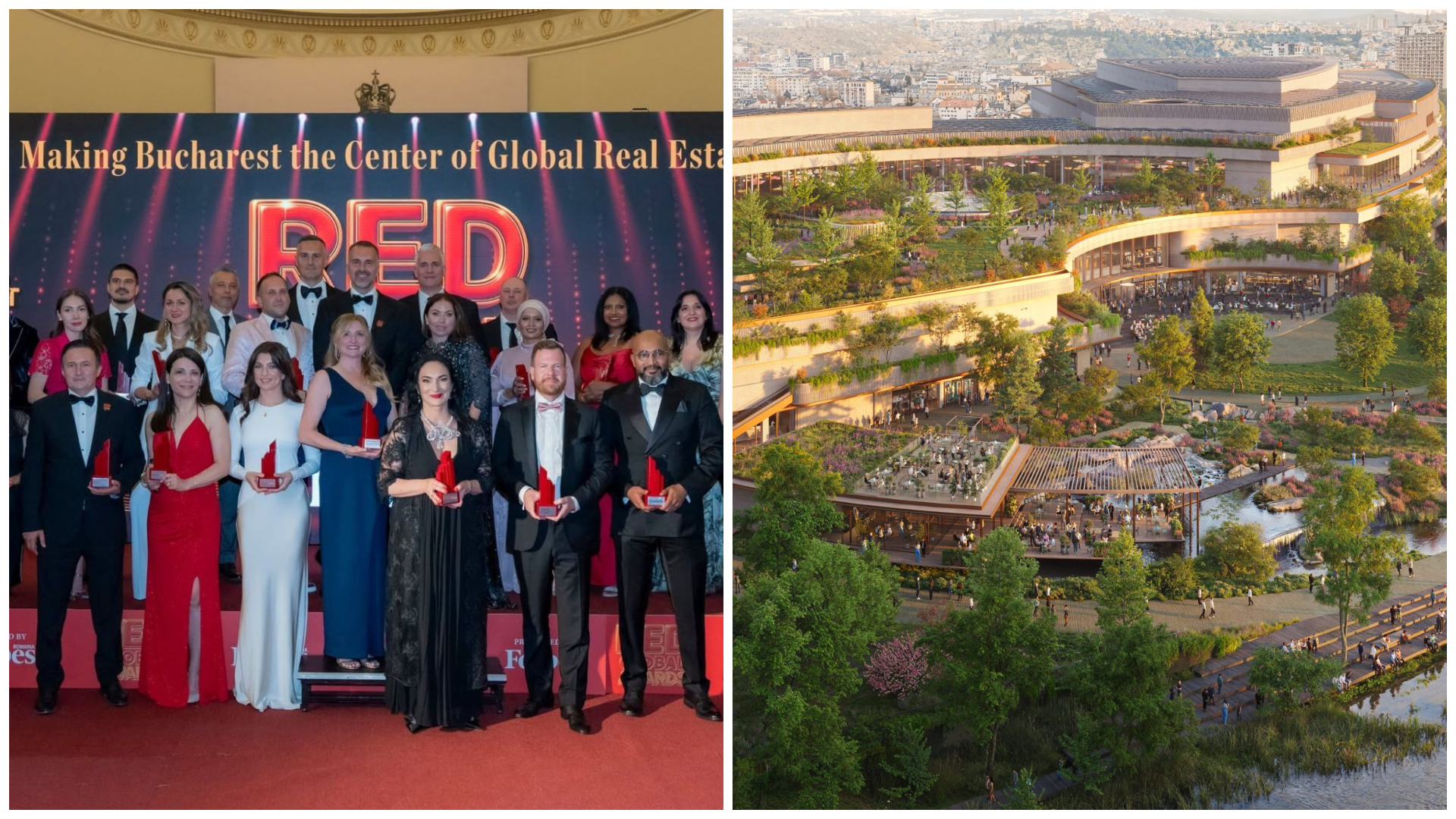 RIVUS Cluj ia premiul global pentru cel mai ambițios proiect urban din România: Peste 400 de branduri, parc uriaș și clădiri istorice restaurate