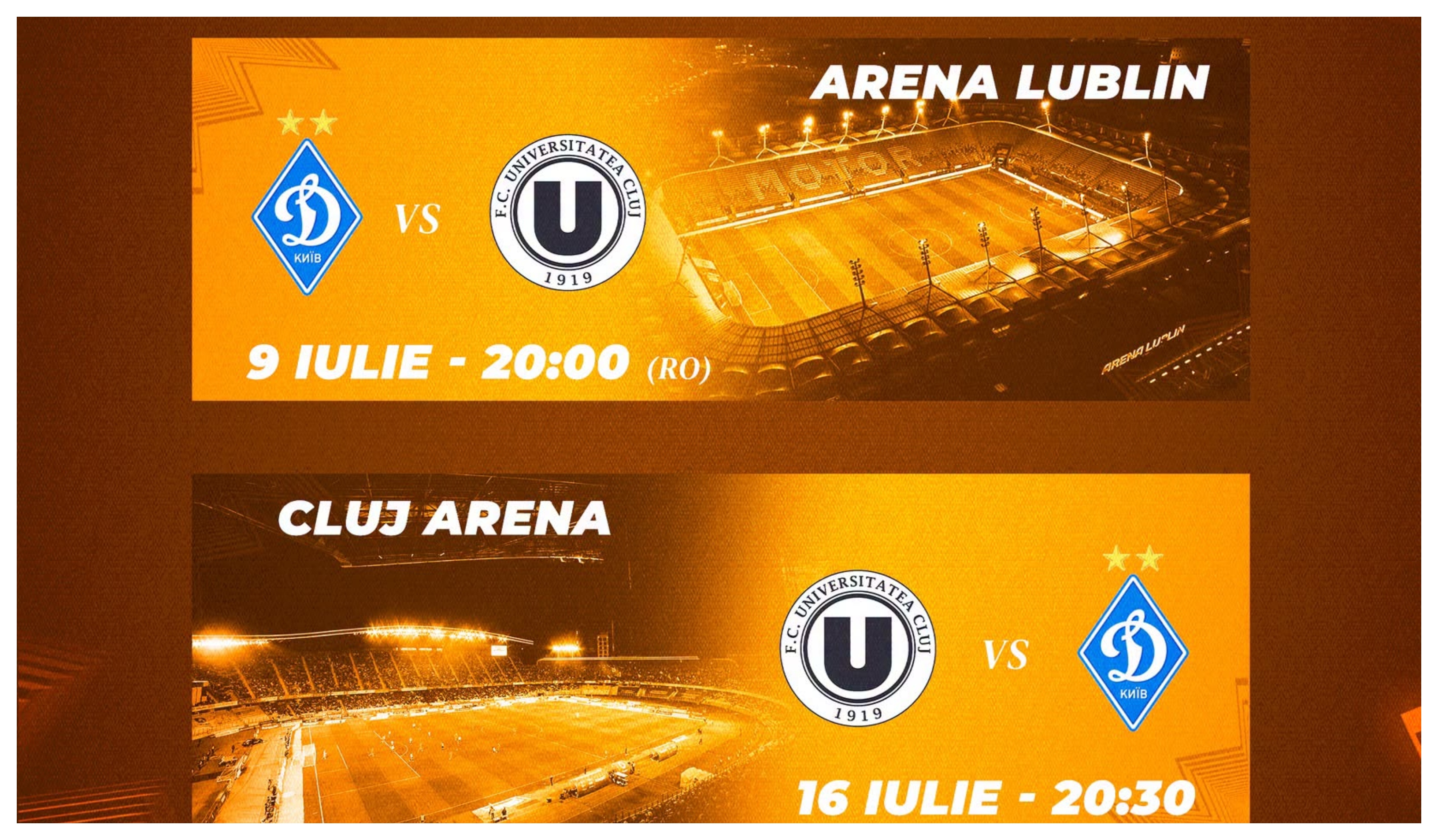 U Cluj și-a aflat programul din Europa! Vești uriașe pentru fanii care merg la meciul cu Dinamo Kiev