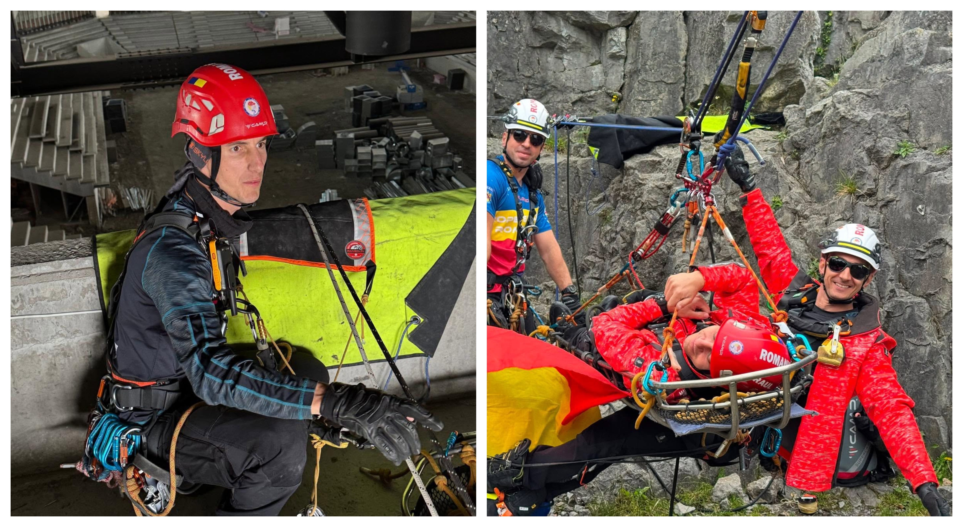 Un pompier clujean, în elita mondială a salvatorilor! Clujeanul care se luptă cu cei mai buni alpiniști de intervenție din lume FOTO