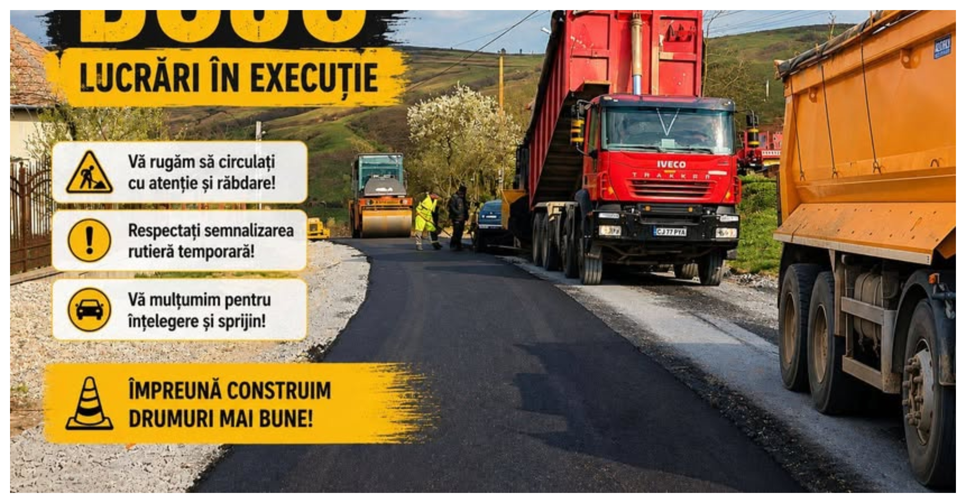Vești bune pentru locuitorii din Cojocna! Încep lucrările care deschid drumul către asfaltarea completă a străzilor