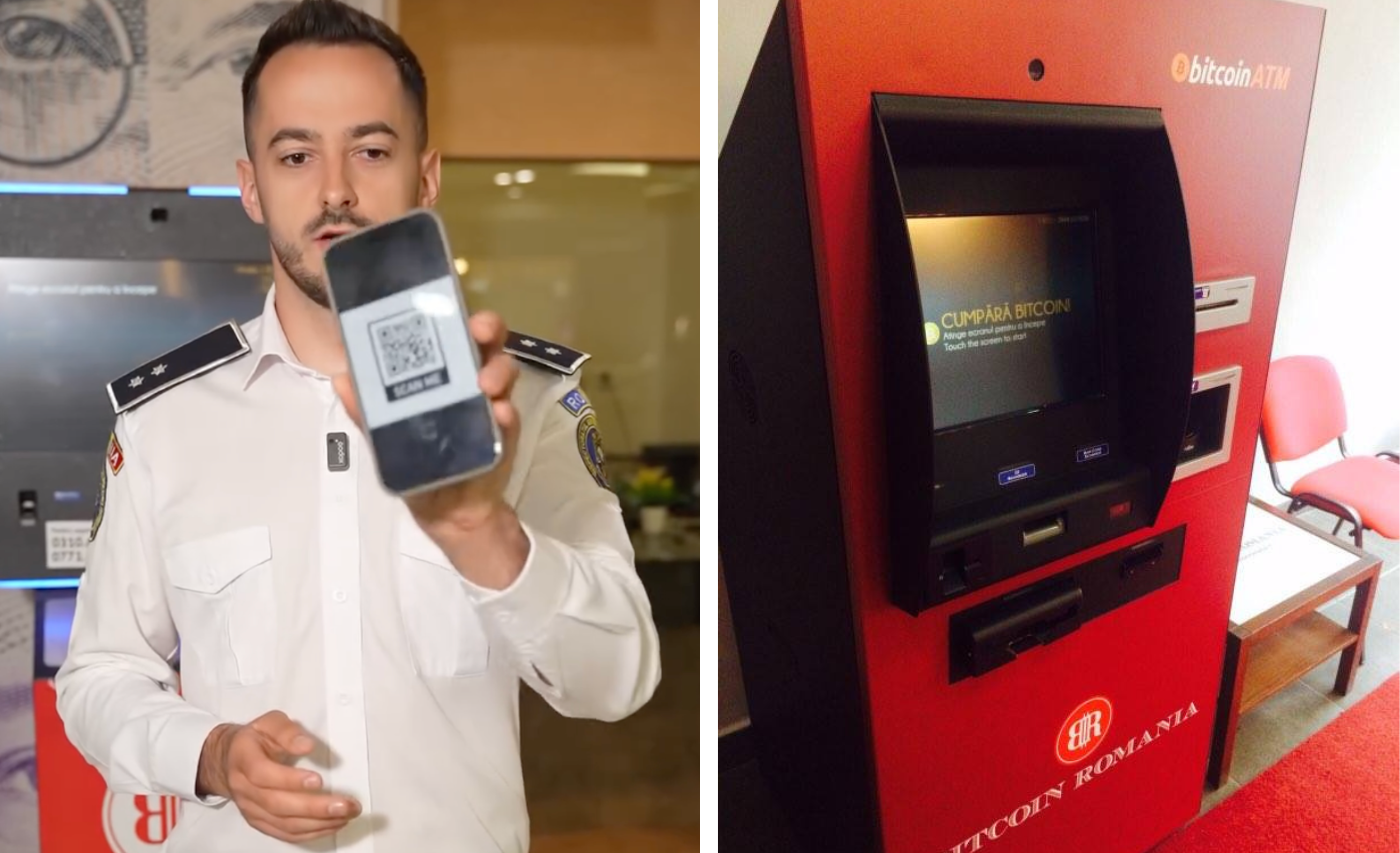 VIDEO. Escroci prinși în flagrant la ATM-urile de cripto din Cluj: Nouă clujeni, salvați de polițiști de la pierderi uriașe