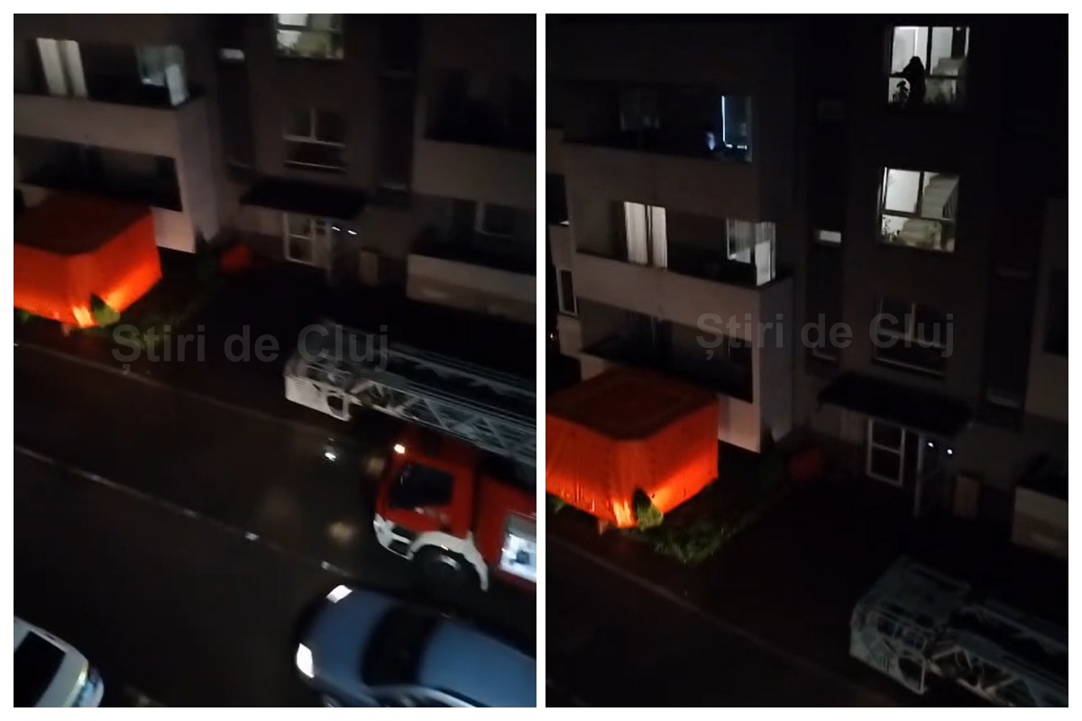 VIDEO EXCLUSIV. Alertă maximă în Florești: Echipaje de pompieri și poliție intervin la un clujean „problemă”: „Și cu polițiștii vorbește în bătaie de joc”