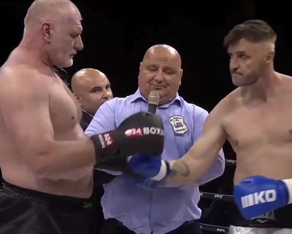 VIDEO. Gala „greilor” la Cluj! Toți ochii au fost pe luptătorul Tolea Ciumac și „costumația” lui, după zvonul că meciul de la BT Arena va fi ultimul