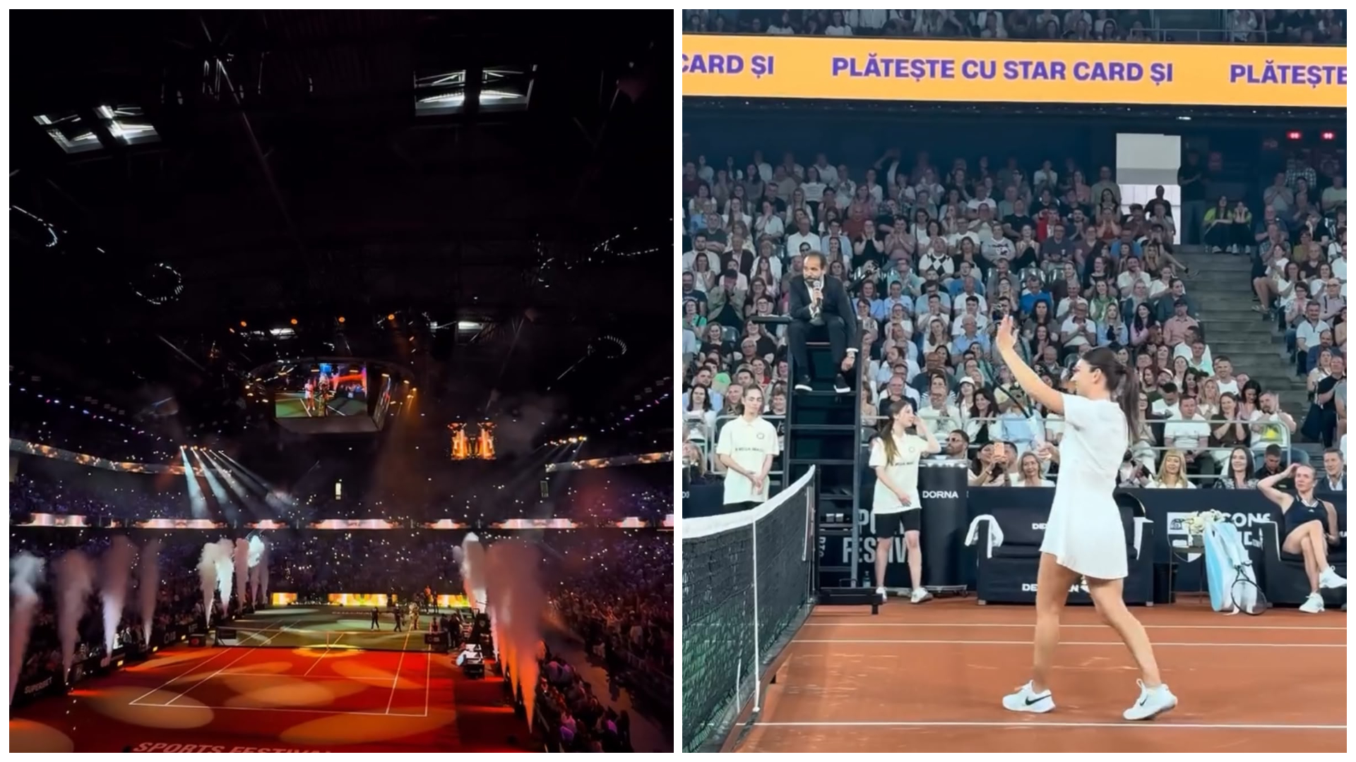 VIDEO. Imagini incredibile de la meciul de retragere al Simonei Halep de la Cluj: „Ai fost, ești și vei rămâne numărul 1 în inimile noastre!”