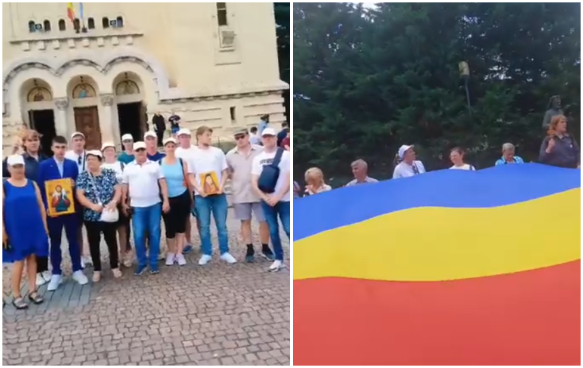 VIDEO. Miting pentru familie în centru. Membri S.O.S. România și activiști conservatori au protestat înaintea Cluj Pride: „Cluj-Napoca nu-i Sodoma”
