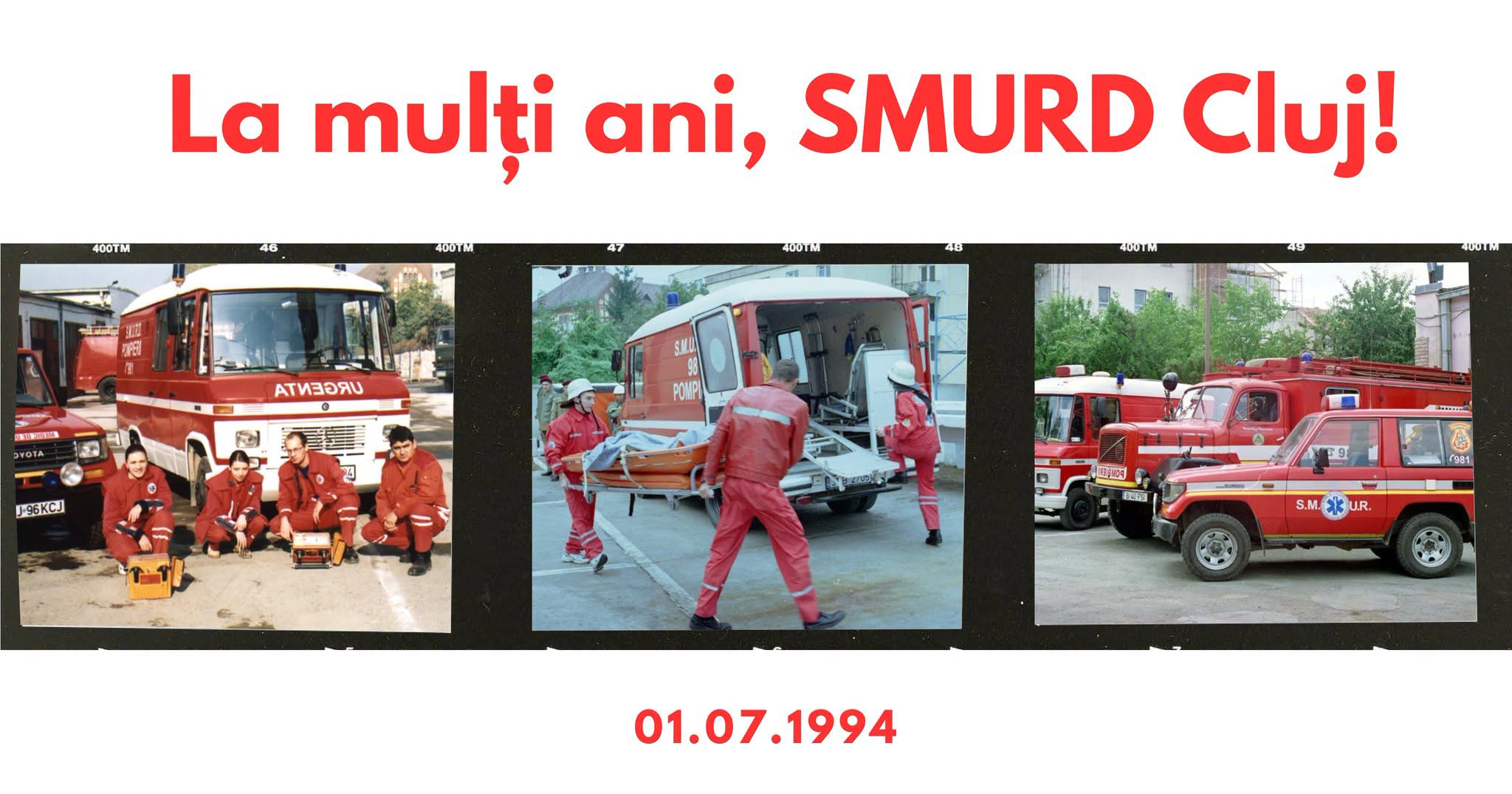 De 32 de ani, la datorie pentru clujeni! SMURD Cluj, sărbătorit de ISU Cluj: „La mulți ani, dragi colegi!”