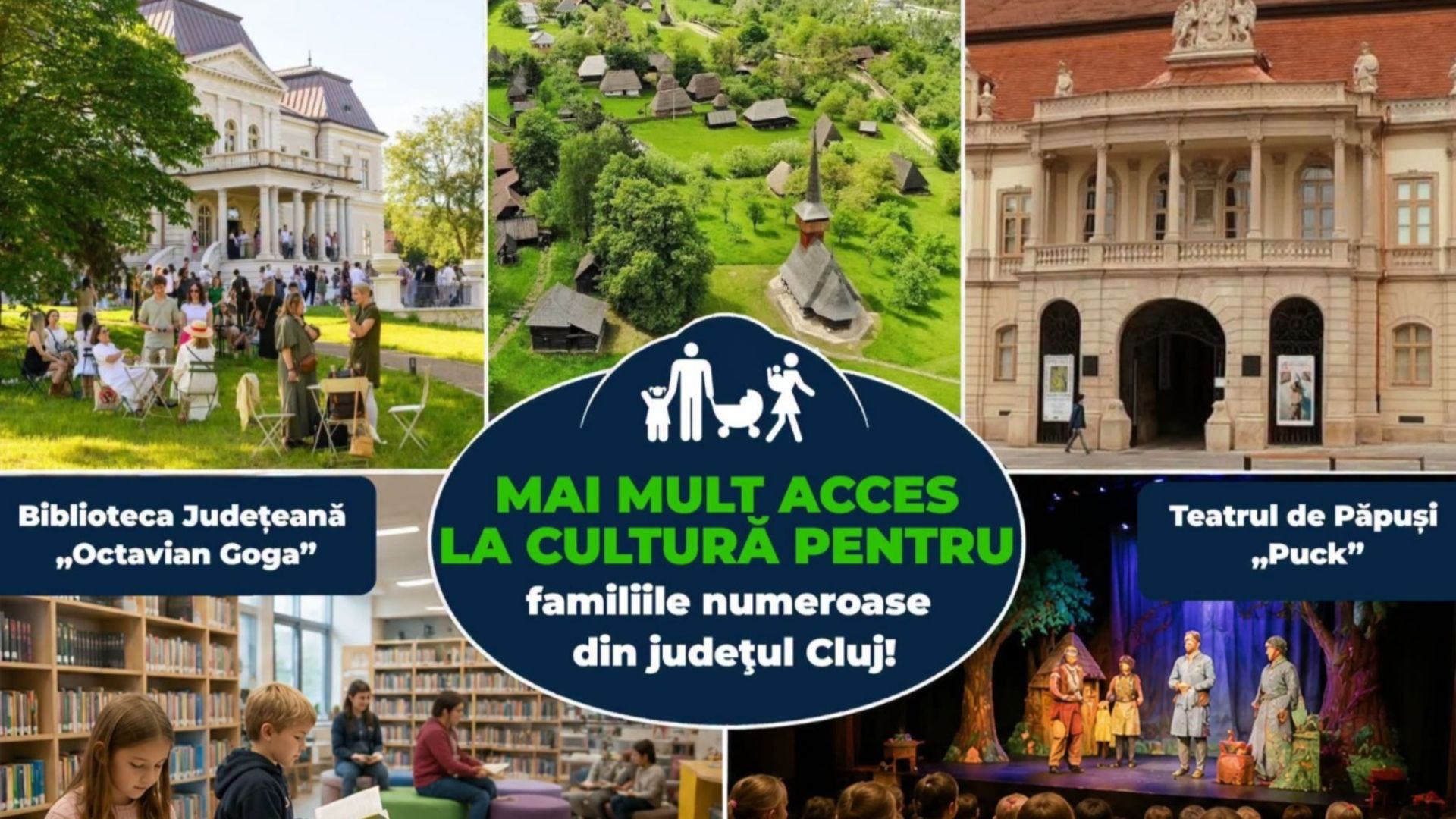 Vești excelente pentru familiile numeroase din Cluj! Reduceri, gratuități și acces special la muzee, spectacole, transport și activități pentru copii