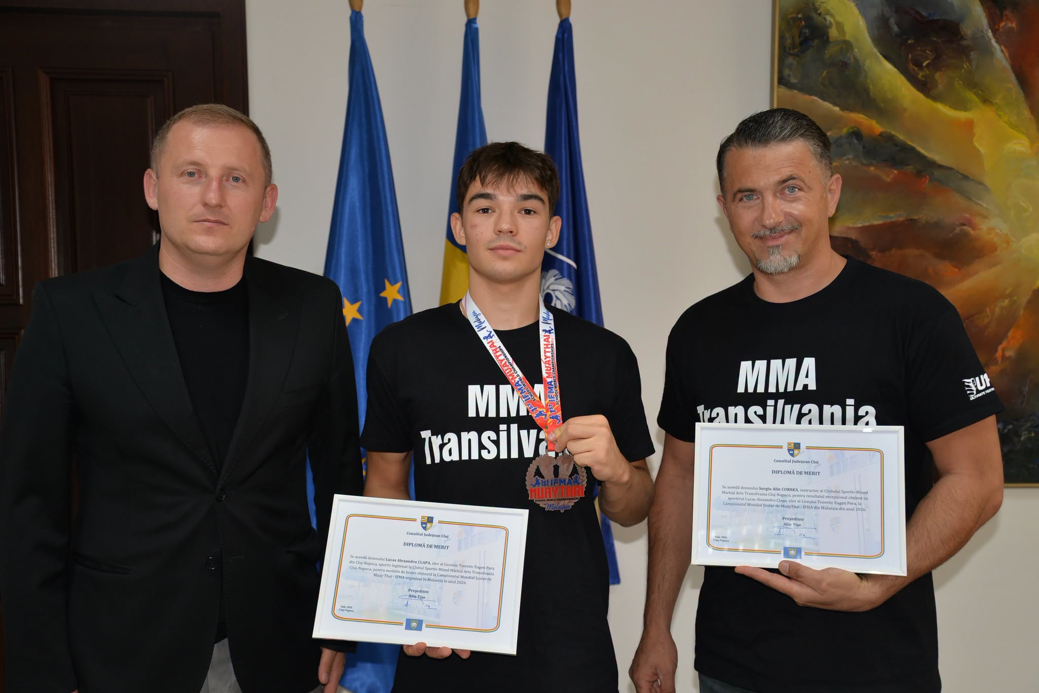Campion mondial de școală, la un pas de aur! Un tânăr din Cluj a făcut senzație la competiția de Muay Thai din Malaezia
