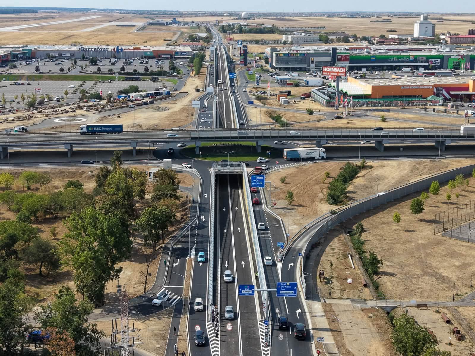 FOTO. Oradea a inaugurat noile pasaje, construite în timp record. Imagini spectaculoase cu proiectul finalizat