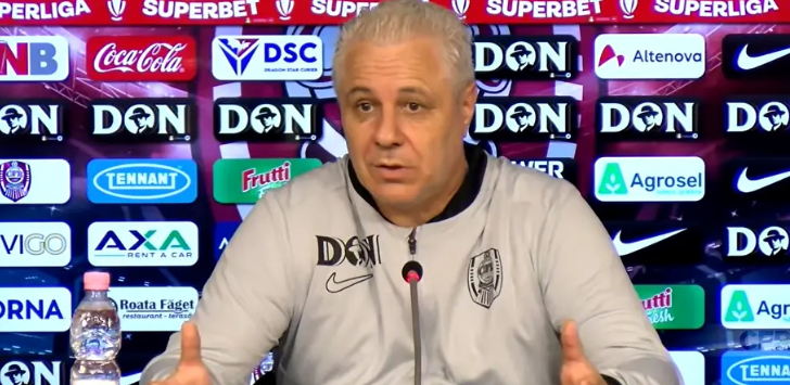 Șumudică, avertisment TERIBIL înainte de CFR Cluj – FCSB: „În momentul de față, suntem candidați la retrogradare”