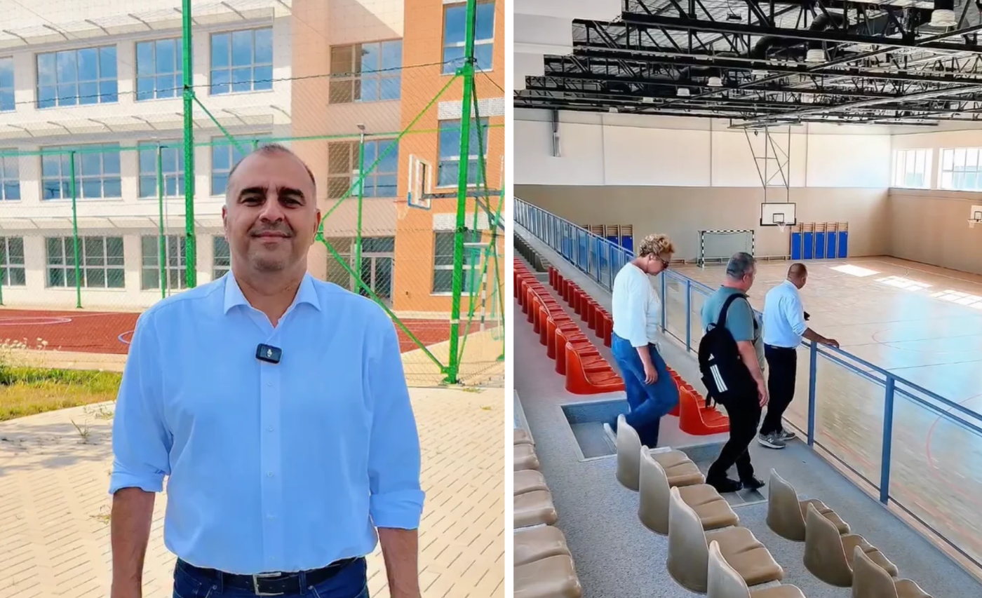 VIDEO. Liceul nou din Borhanci e gata, dar rămâne cu porțile închise! 360 de elevi îl așteaptă, însă prima zi de școală vine abia anul viitor: Ce lipsește