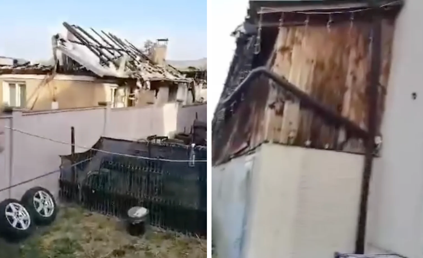 VIDEO. Praful s-a ales de casele din Florești! Ce a mai rămas după incendiul de aseară: Ziduri negre și acoperișuri prăbușite. Pompierii au salvat 3 case